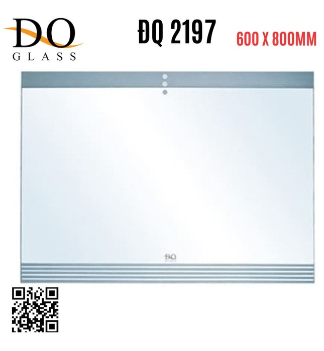 Gương phòng tắm trang trí Đình Quốc ĐQ 2197 (600x800mm)