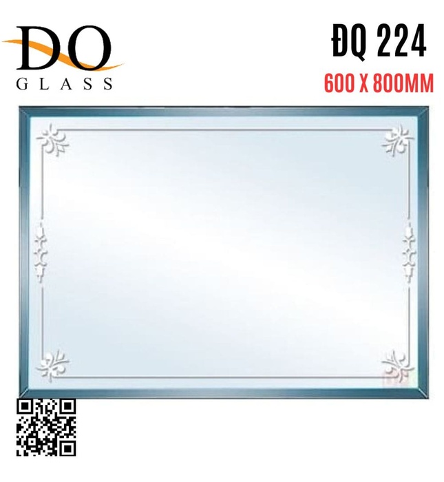 Gương phòng tắm trang trí Đình Quốc ĐQ 224(600x800mm) 