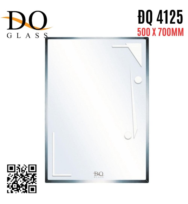 Gương phòng tắm trang trí Đình Quốc ĐQ 4125(500x700mm) 