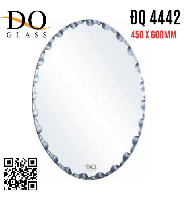 Gương phòng tắm trang trí Đình Quốc ĐQ 4442 (450x600mm)