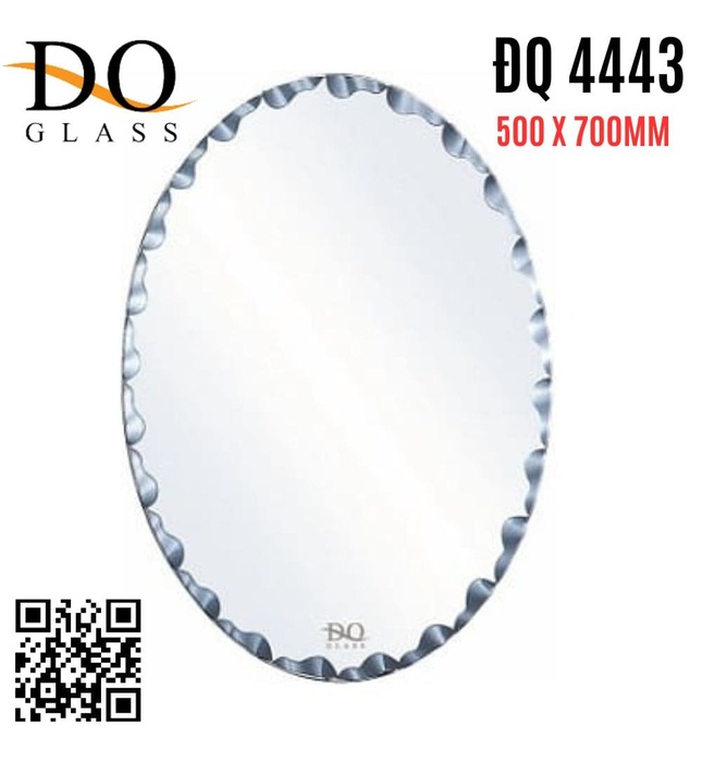 Gương phòng tắm trang trí Đình Quốc ĐQ 4443 (500x700mm) 