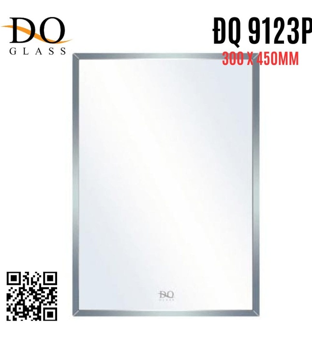 Gương phòng tắm Đình Quốc ĐQ 9123P (300x450mm) 