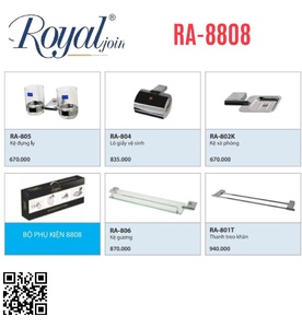 Bộ phụ kiện phòng tắm 4 món Royal Join RA-8808