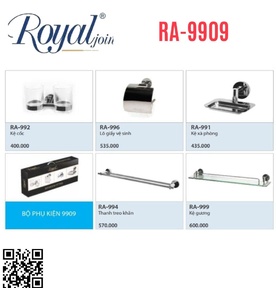 Bộ phụ kiện phòng tắm 5 món Royal Join RA- 9909
