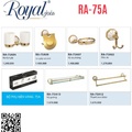 Bộ phụ kiện phòng tắm vàng 6 món Royal Join RA-75A