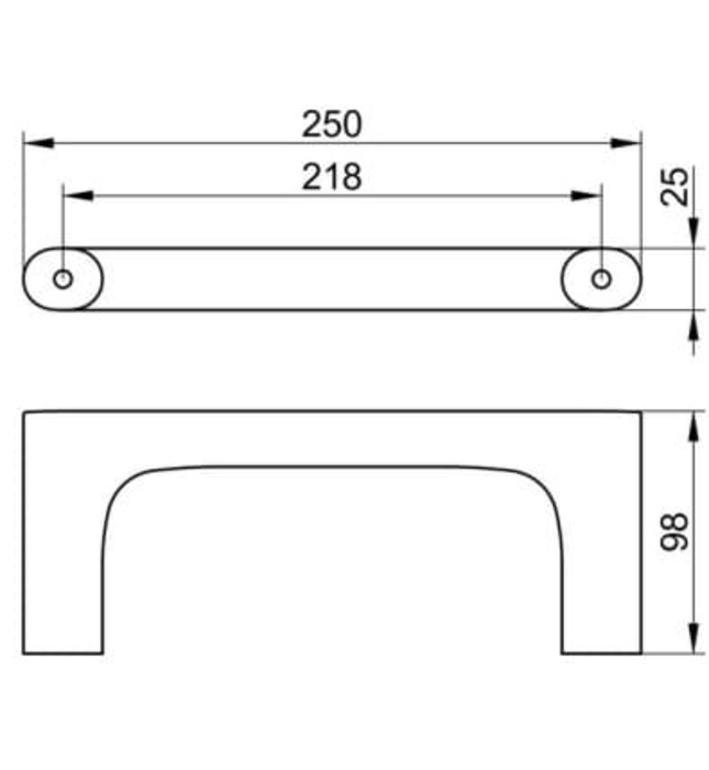 Thanh treo khăn đơn Edition 400 Keuco 11521010000