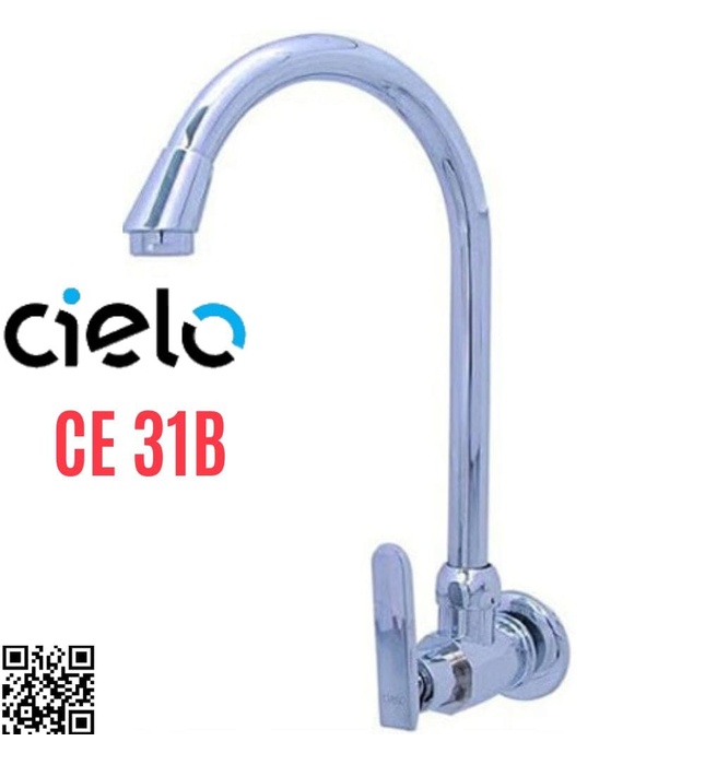 Vòi bếp lạnh cần cứng gắn tường Cielo CE 31B