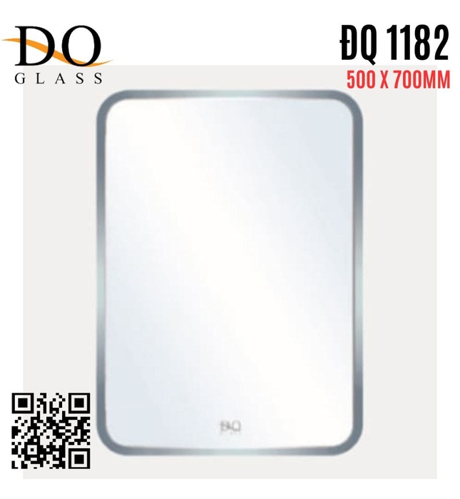 Gương phòng tắm Đình Quốc ĐQ 1182(500x700mm) 
