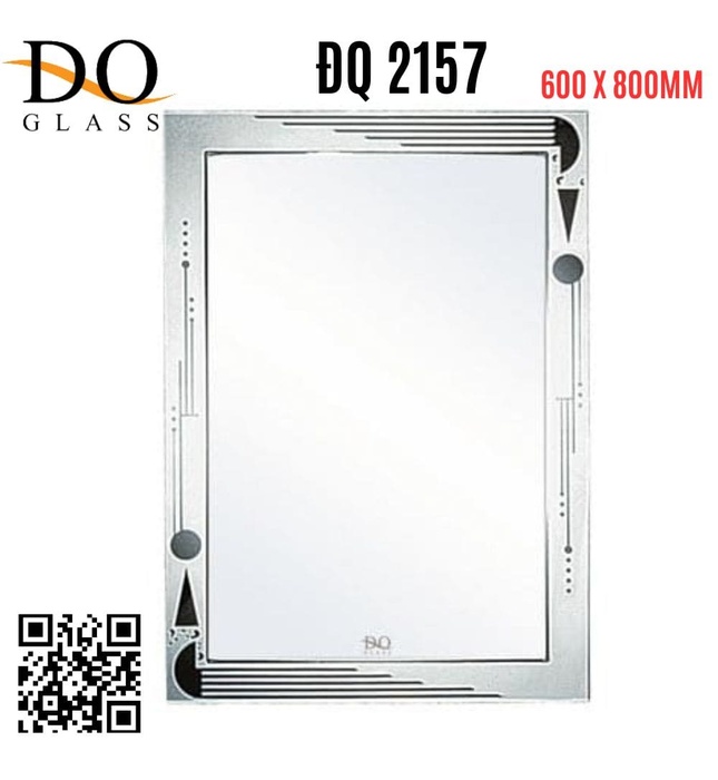 Gương phòng tắm Đình Quốc ĐQ 2157 (600x800mm)   