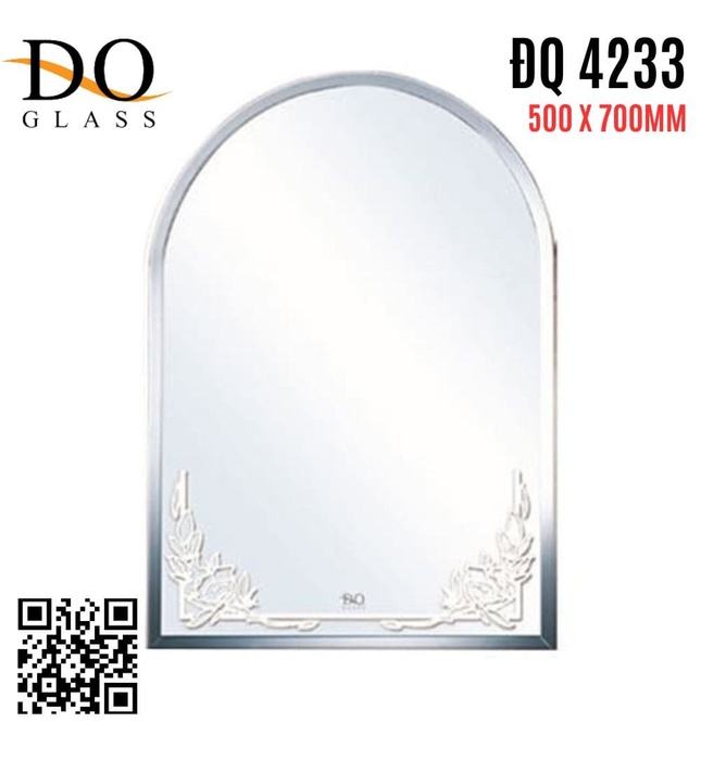 Gương phòng tắm Đình Quốc ĐQ 4233 (500x700mm) 