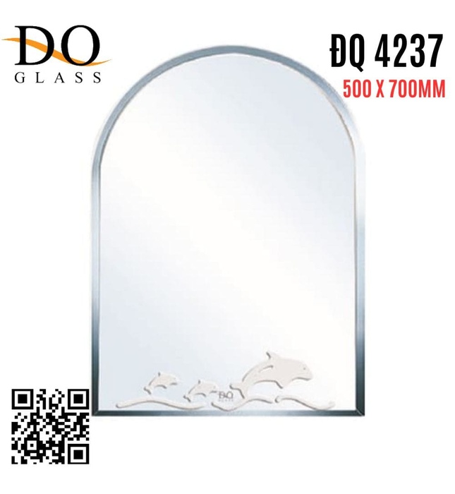 Gương phòng tắm Đình Quốc ĐQ 4237 (500x700mm)