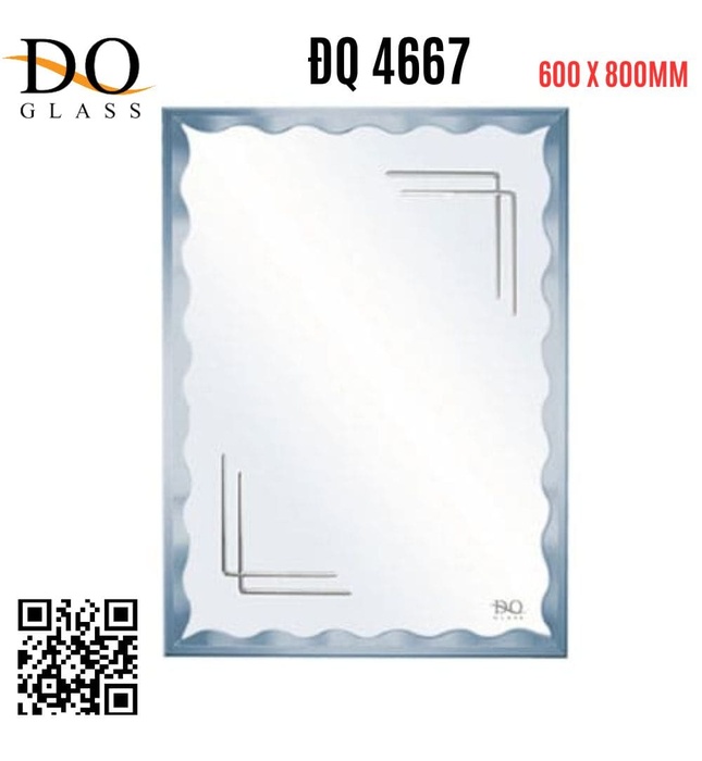 Gương phòng tắm Đình Quốc ĐQ 4667(600x800mm)  
