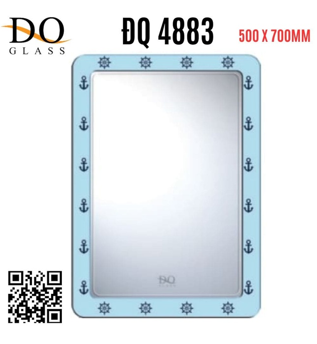 Gương phòng tắm Đình Quốc ĐQ 4883 (500x700mm)   