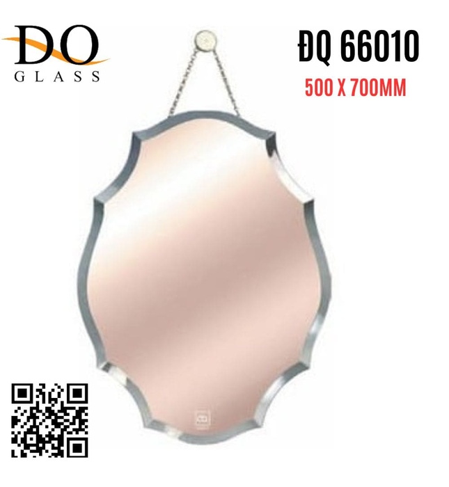 Gương phòng tắm Đình Quốc ĐQ 66010(500x700mm)  