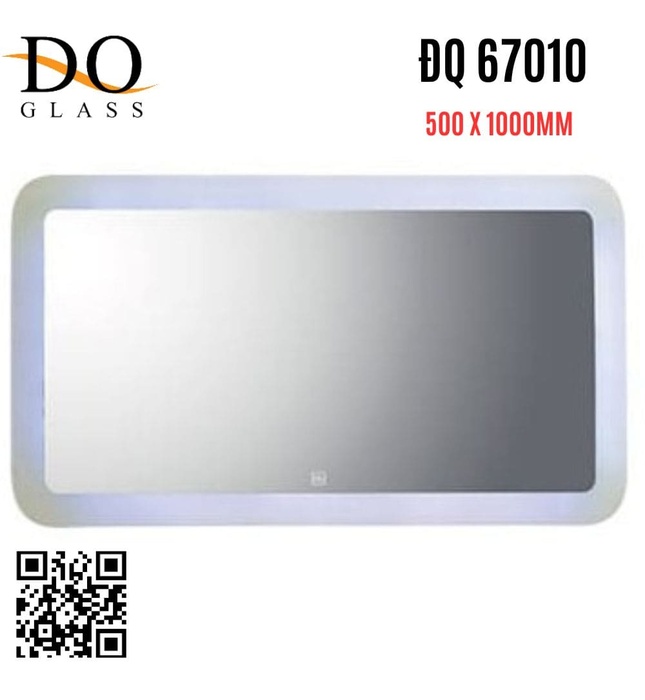 Gương đèn led phòng tắm Đình Quốc ĐQ 67010 (500x1000mm) 