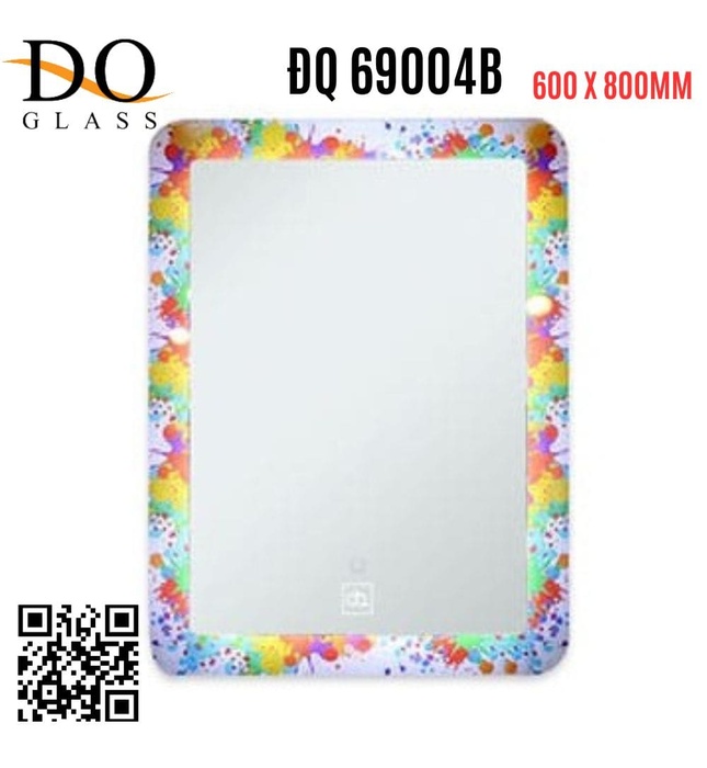 Gương đèn led phòng tắm Đình Quốc ĐQ 69004B (600x800mm) 