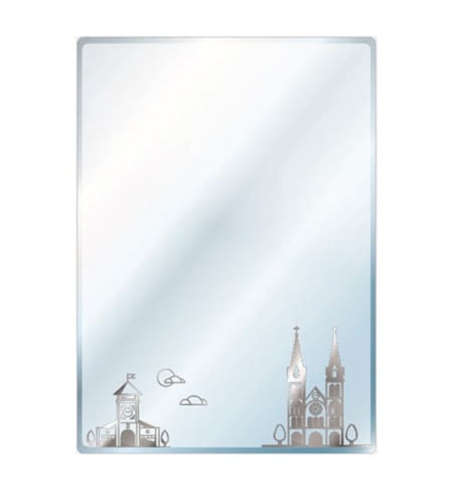 Gương phòng tắm Đình Quốc ĐQ 8801B (500x700mm)