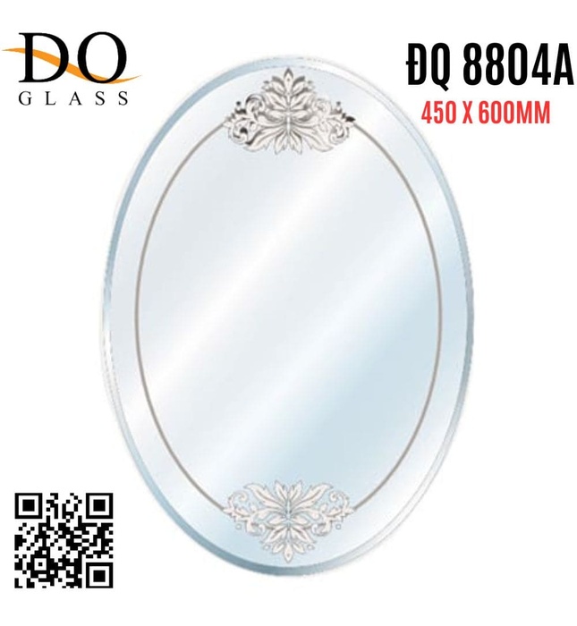 Gương phòng tắm Đình Quốc ĐQ 8804A (450x600mm) 