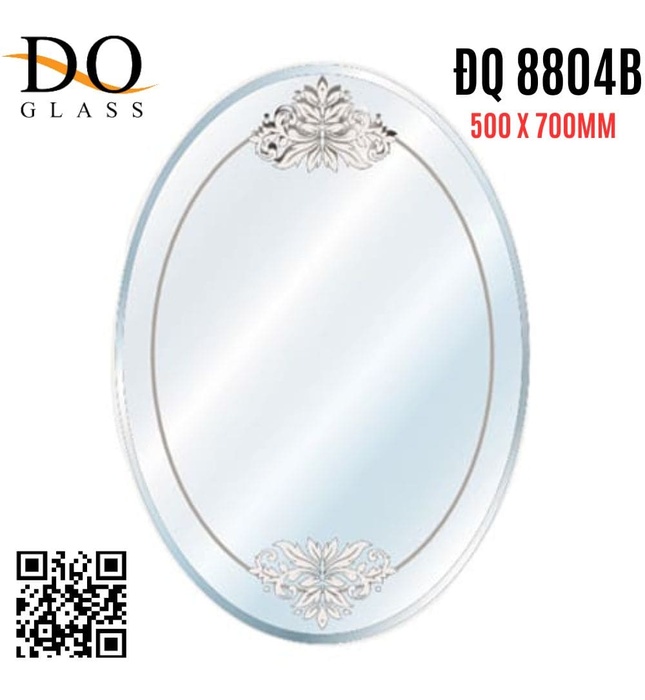 Gương phòng tắm Đình Quốc ĐQ 8804B (500x700mm) 