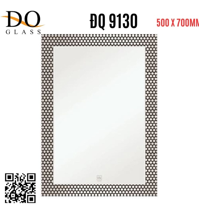 Gương phòng tắm Đình Quốc ĐQ 9130 (500x700mm) 