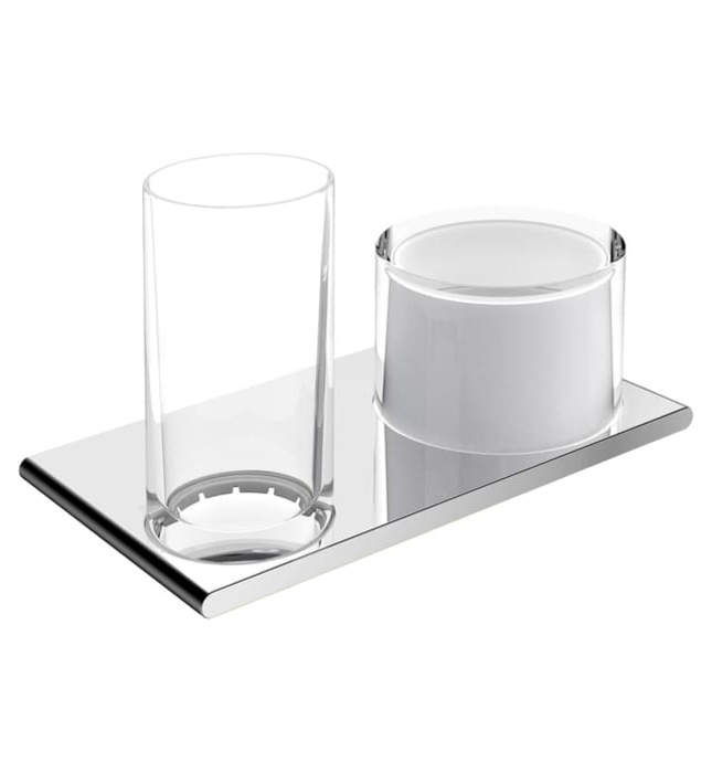 Kệ dung dịch và cốc đen Đức Edition 400 Keuco 11553139000