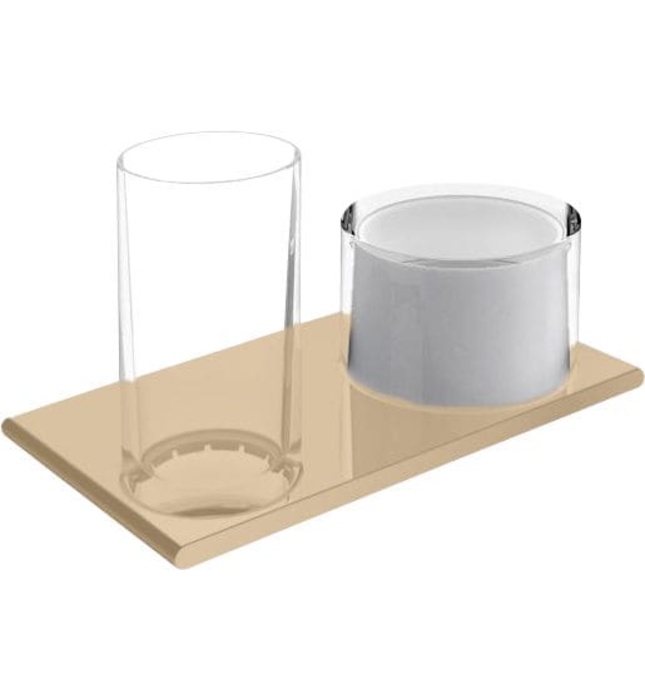 Kệ dung dịch và cốc vàng Đức Edition 400 Keuco 11553039000
