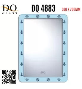 Gương Phòng Tắm Đình Quốc ĐQ 4883 500x700mm