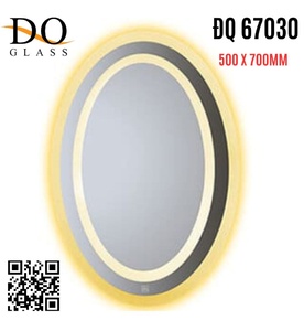 Gương đèn led phòng tắm Đình Quốc ĐQ 67030 (500x700mm) 