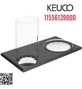Kệ xà phòng và cốc đen Đức Edition 400 Keuco 11556139000
