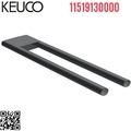 Thanh treo khăn đôi đen Edition 400 Keuco 11519130000
