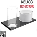Kệ dung dịch và cốc đen Đức Edition 400 Keuco 11553139000