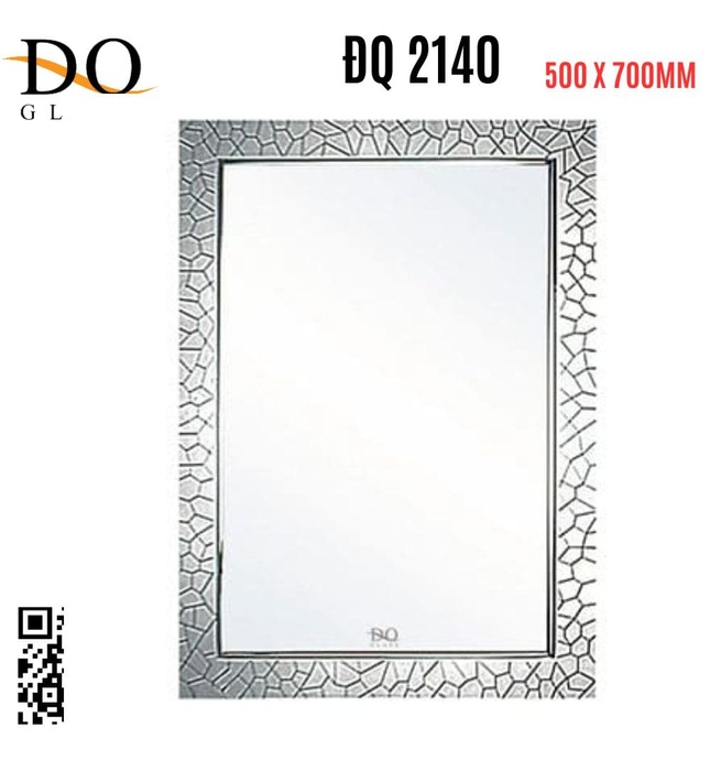 Gương phòng tắm Đình Quốc ĐQ 2140 (500x700mm) 