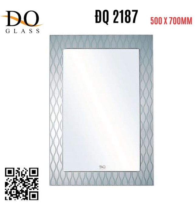 Gương phòng tắm Đình Quốc ĐQ 2187 (500x700mm) 
