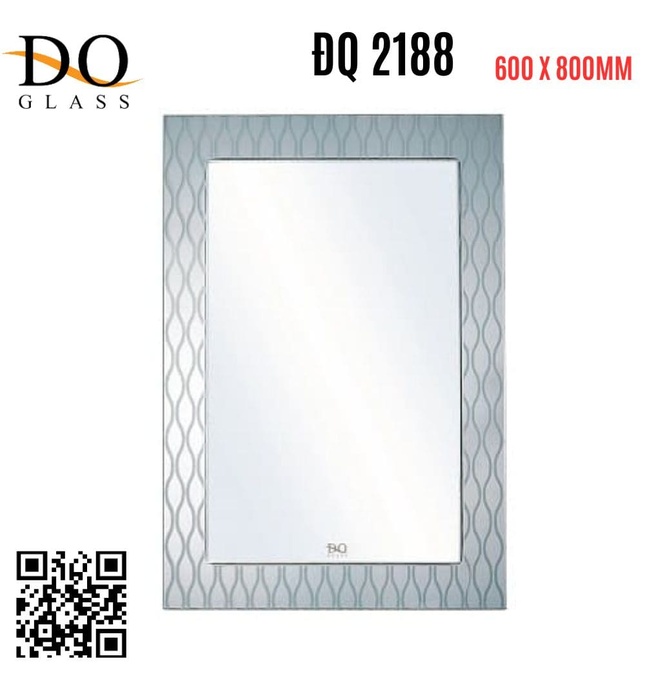 Gương phòng tắm Đình Quốc ĐQ 2188 (600x800mm) 