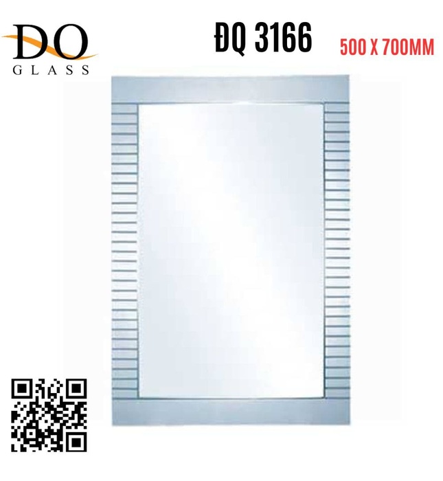 Gương phòng tắm Đình Quốc ĐQ 3166 (500x700mm)  