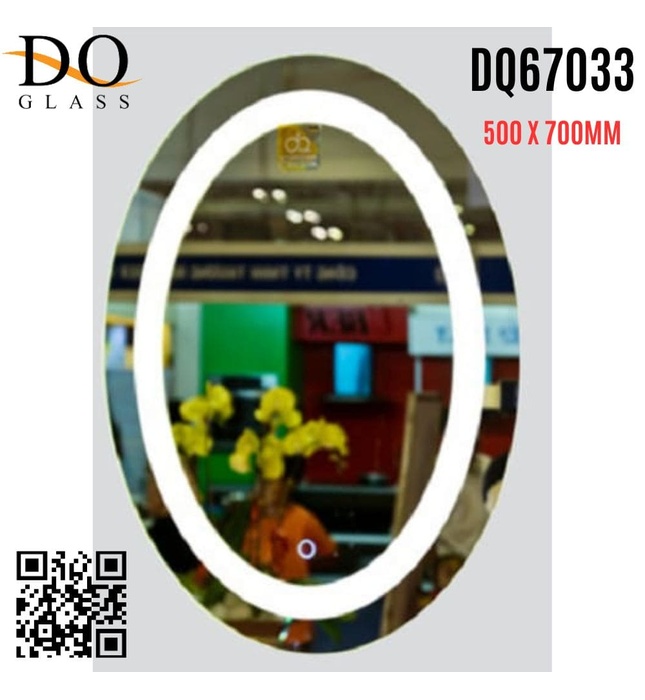 Gương đèn led phòng tắm Đình Quốc ĐQ 67033 (500x700mm)