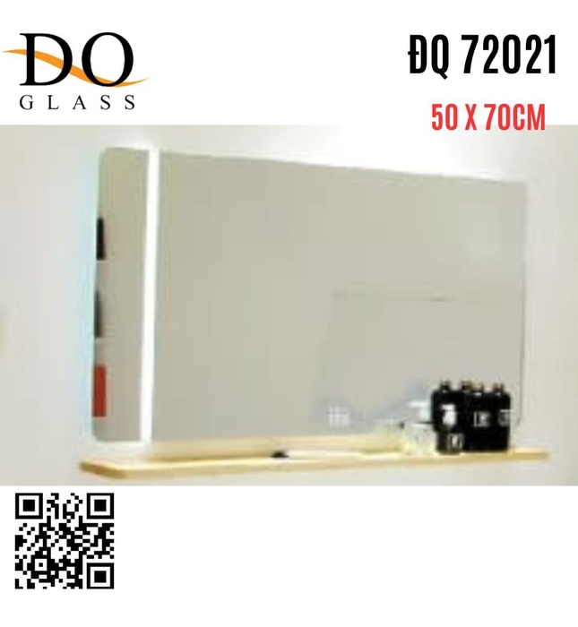 Gương đèn led phòng tắm Đình Quốc ĐQ 72021 (50x70cm) 