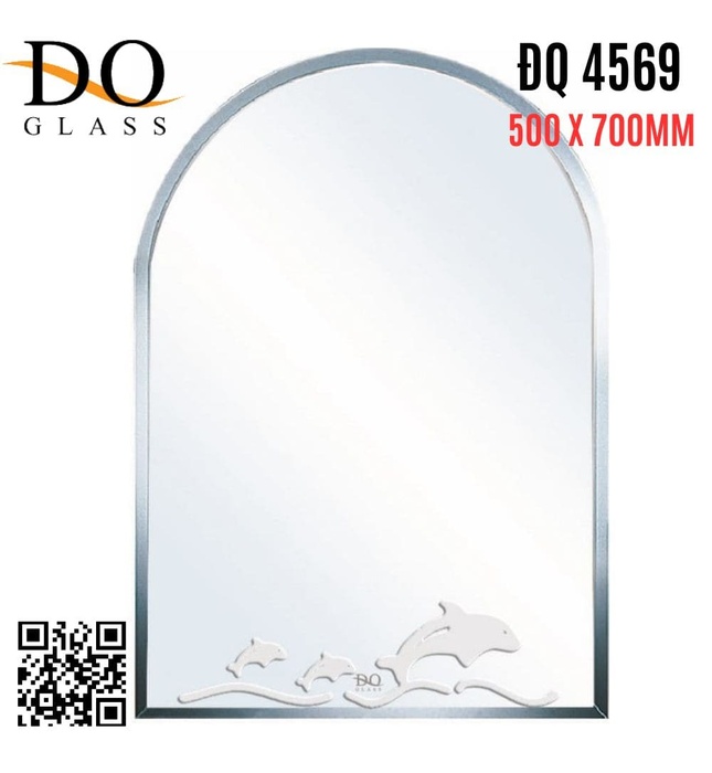 Gương phòng tắm Đình Quốc ĐQ 4569 (500x700mm) 
