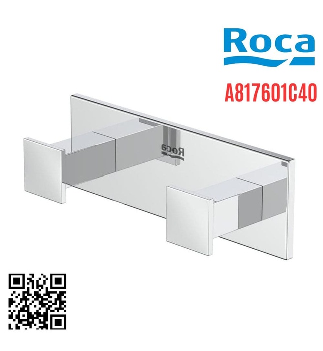 Móc áo đôi kim loại Roca A817602C00
