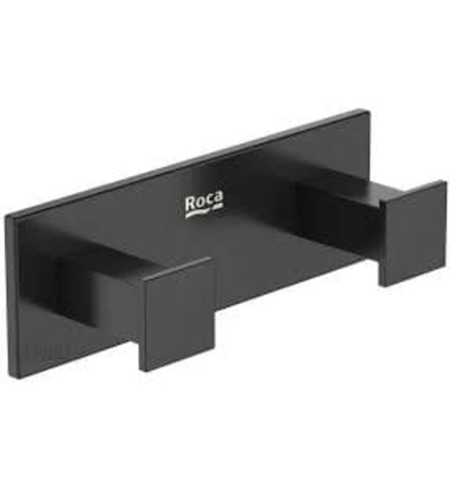 Móc áo đôi kim loại màu đen Roca A817602C40