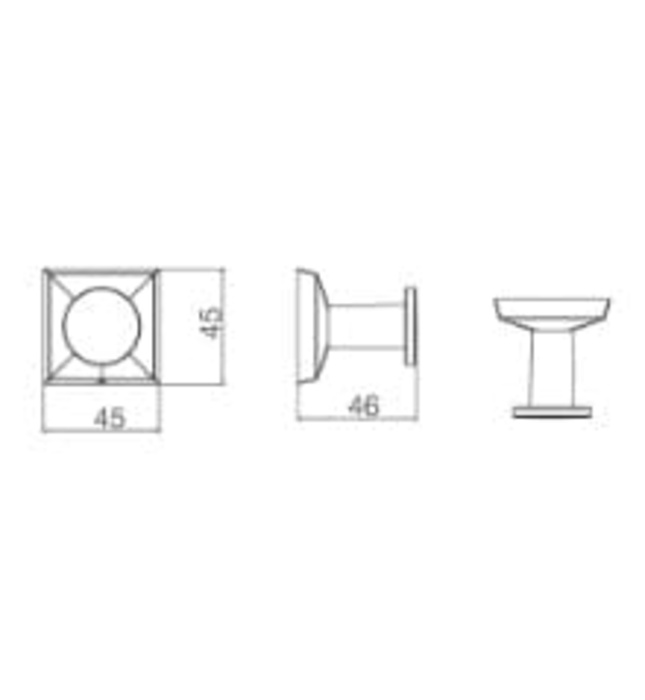 Móc áo đơn Roca Vectra Z816347001