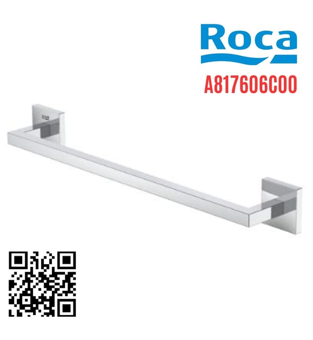 Thanh treo khăn đơn vuông Roca Hotels A817606C00