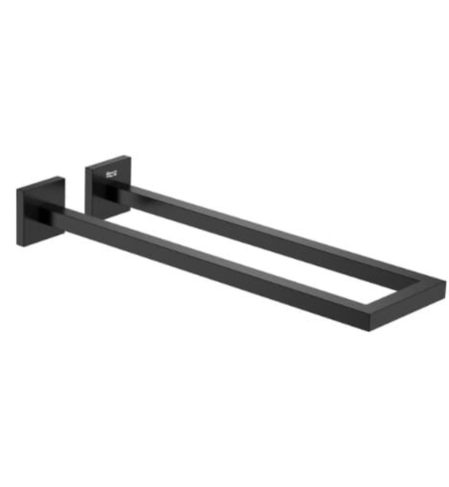 Thanh treo khăn đôi màu đen vuông Roca Hotels A817608C40