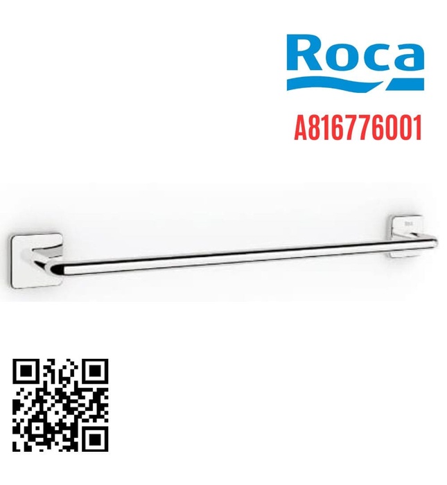 Thanh treo khăn đơn Roca Victoria A816776001 (60cm)