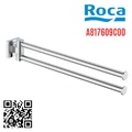 Thanh treo khăn đôi vuông Roca Hotels A817609C00