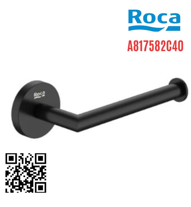 Lô giấy vệ sinh tròn màu đen Hotels Roca A817582C40