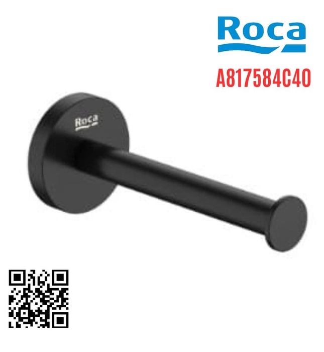 Lô giấy vệ sinh tròn màu đen Hotels Roca A817584C40