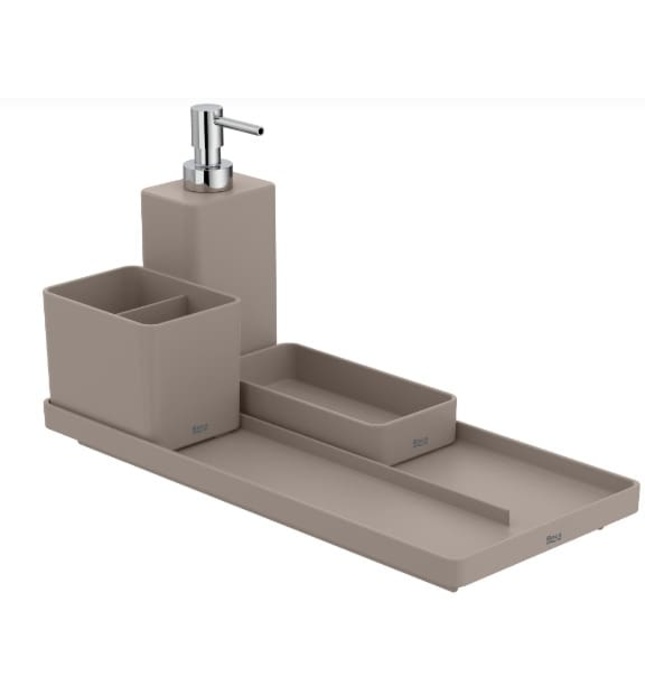 Kệ để đồ đặt bàn màu nâu Roca A817670C80