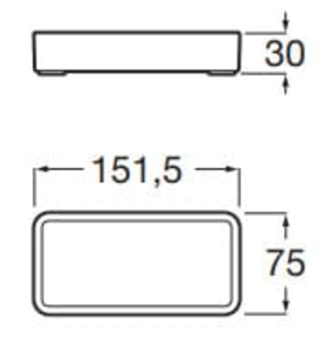 Hôp để đồ đặt bàn Roca A817671C60