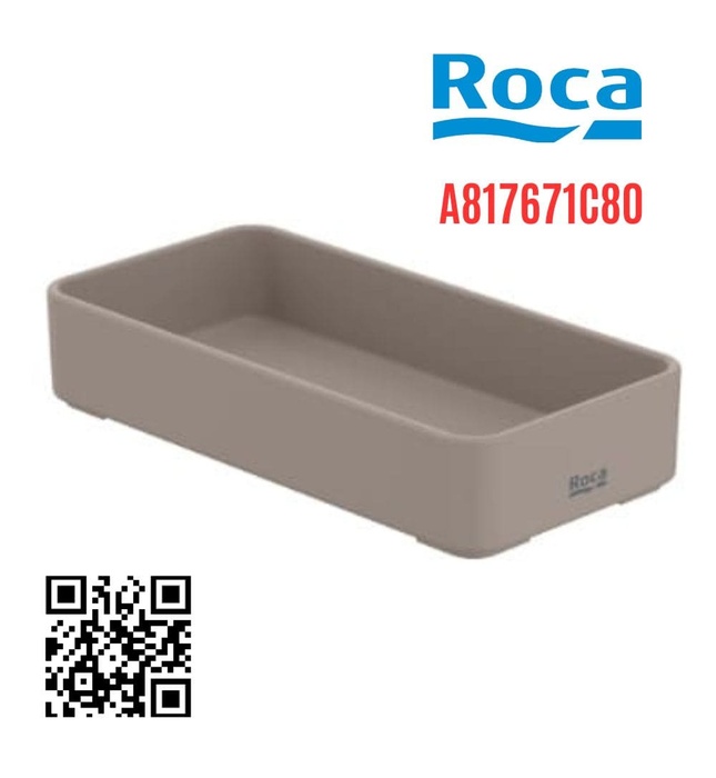 Hôp để đồ đặt bàn màu nâu Roca A817671C80